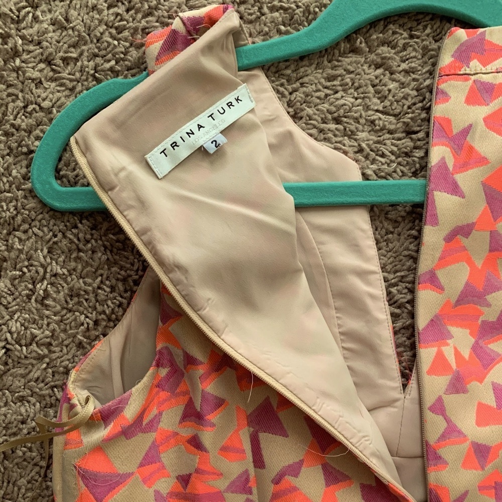 Trina Turk Dress 💗🧡💛 - Picture 6 of 8